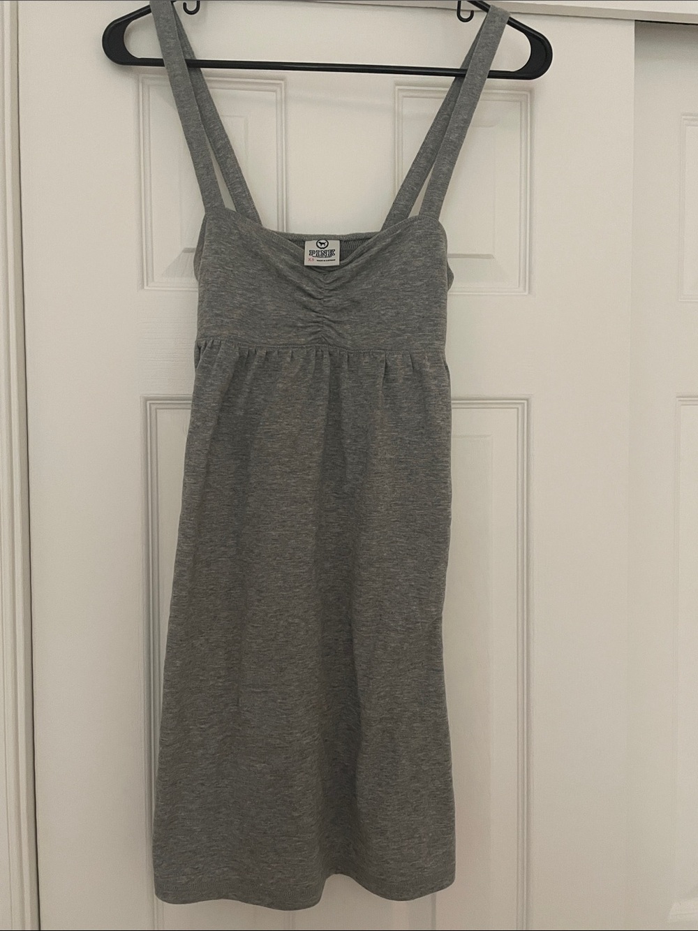 PINK Victoria's Secret Heather Grey Mini Slip Dress